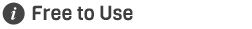 Free to use Free to use